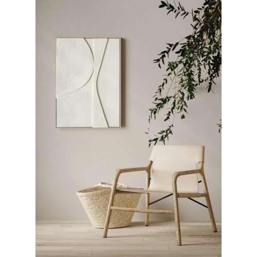 OBRAZ 3D RELIEF NO2 ECRU